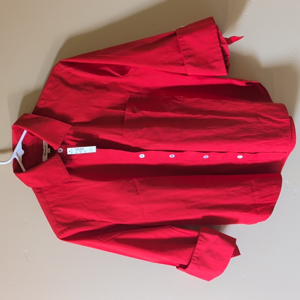 Madewell Cuffed Sleeve Top - Picture 12 of 14